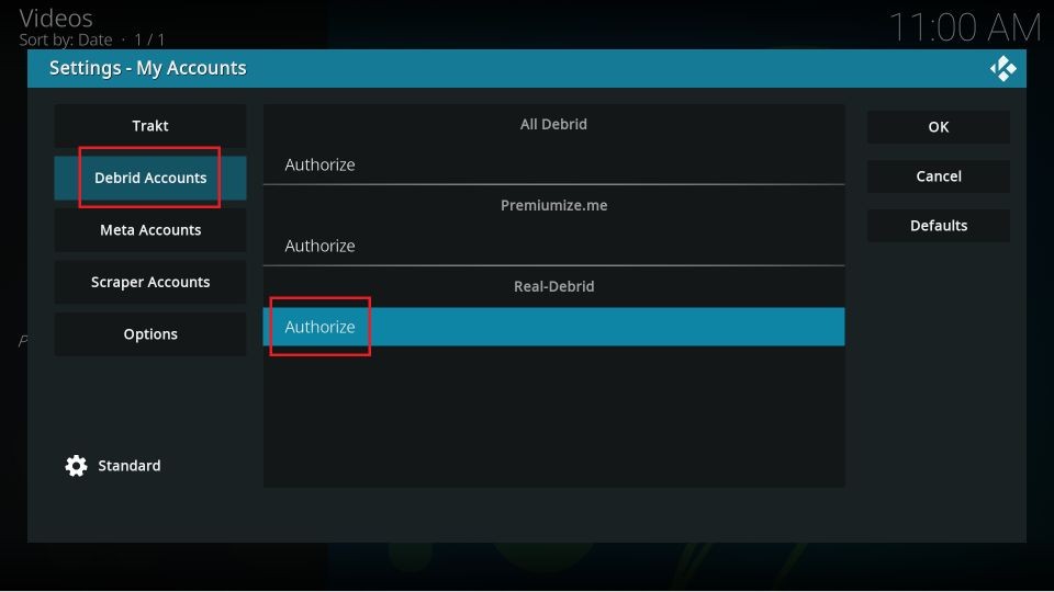 choose debrid accounts