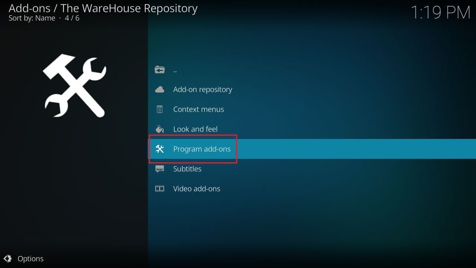 program addons