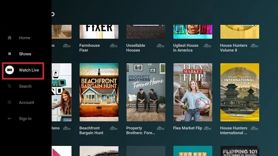 hgtv on firestick