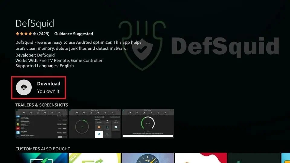 how to download defsquid on firestick