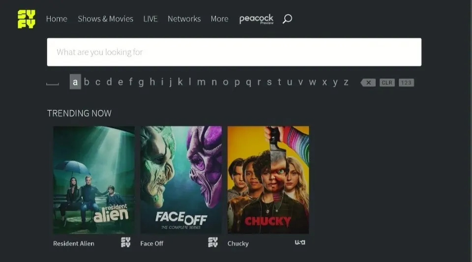 Syfy live online stream 123