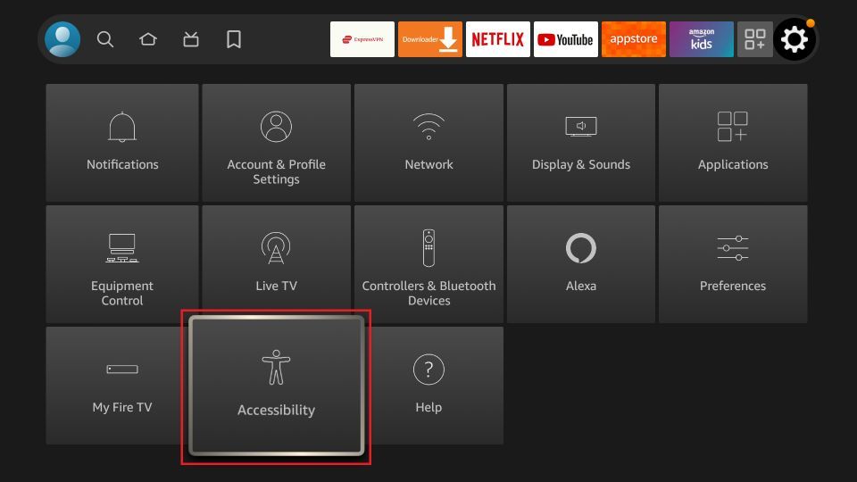 Select Accessibility