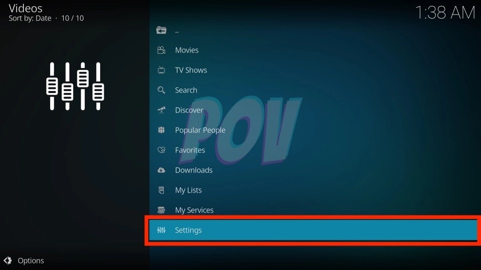 pov addon on kodi