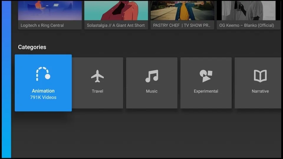 Vimeo app online fire tv