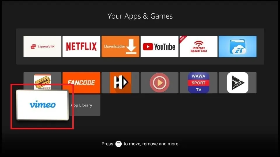 How to install VS on Firestick on Vimeo