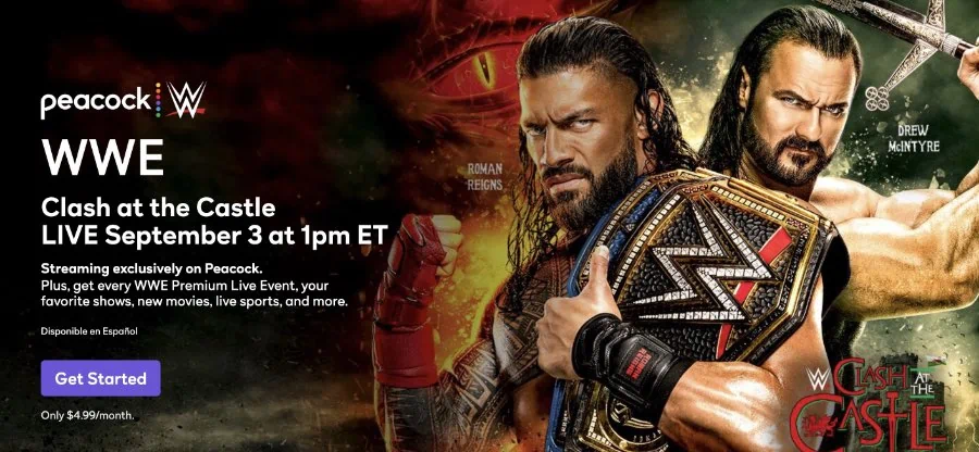 Watch wwe clash sale