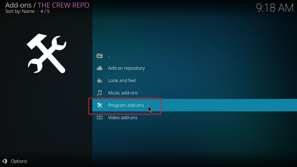 program addons