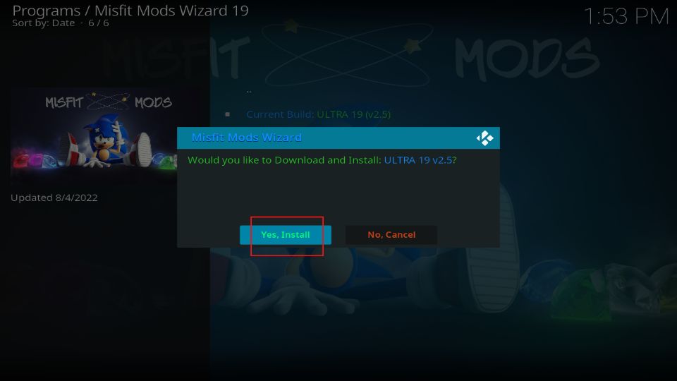 kodi hardnox