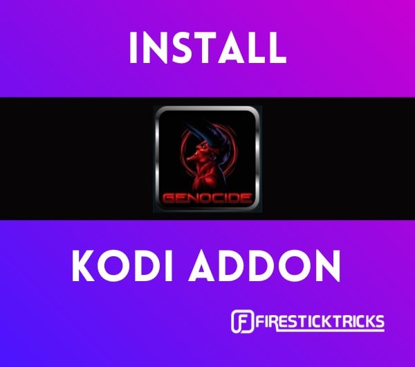 install genocide kodi addon