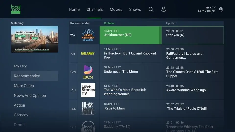 how to install local now on firestick