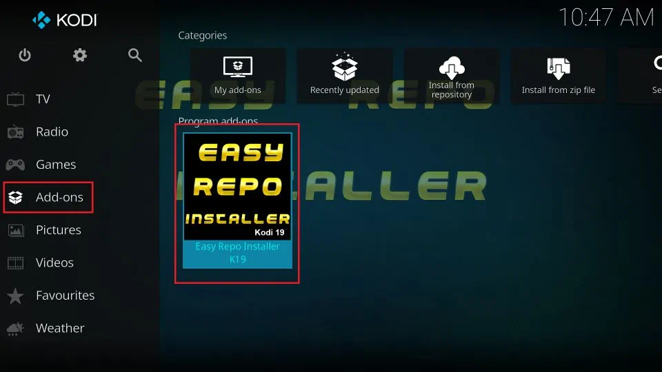 Easy Repo Installer K19 Kodi Addon