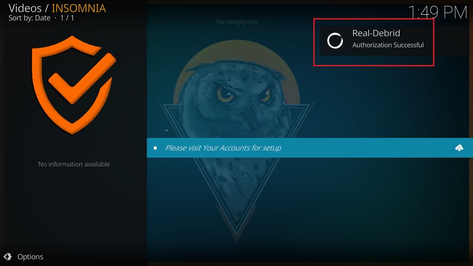how to install insomnia kodi addon