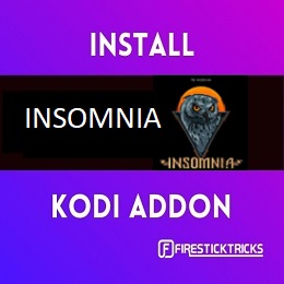 how to install insomnia kodi addon