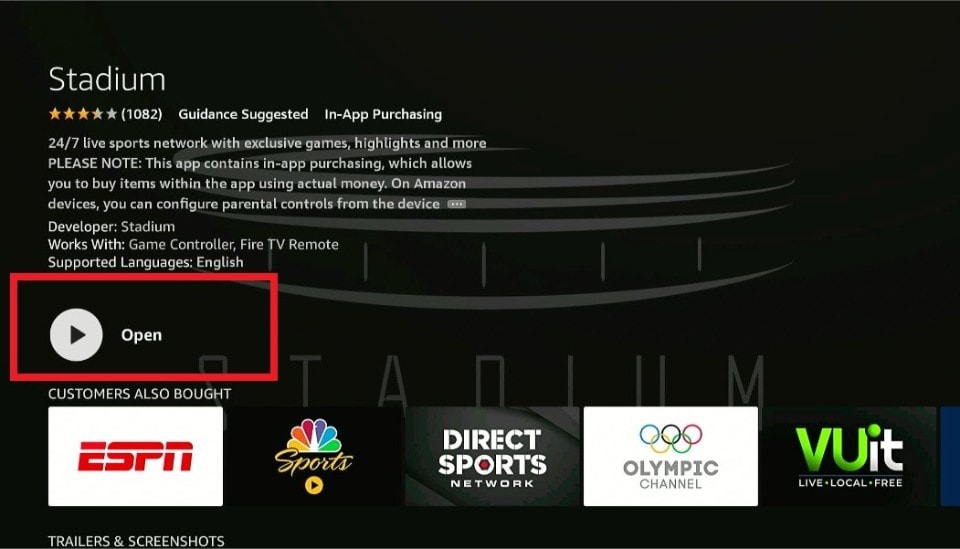 how to watch stadium tv