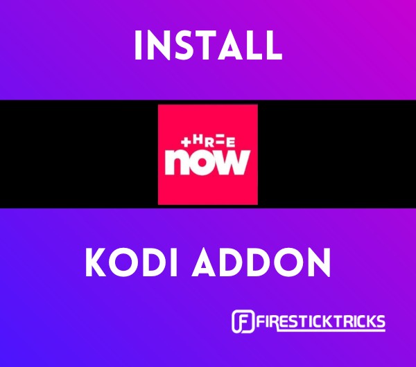 install three now kodi addon