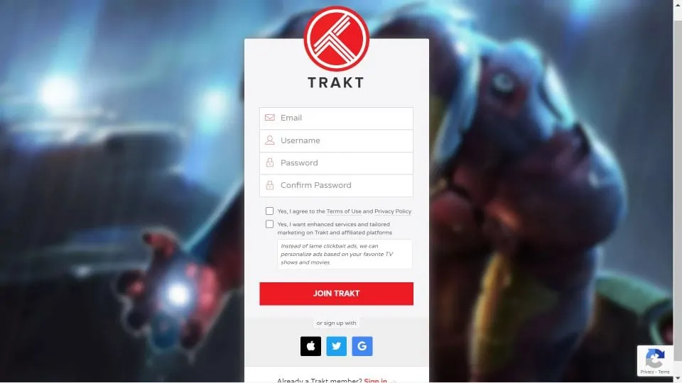 trakt kodi