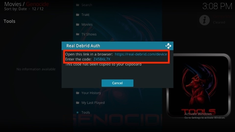 real debrid auth