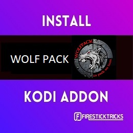 how to install wolf pack kodi addon