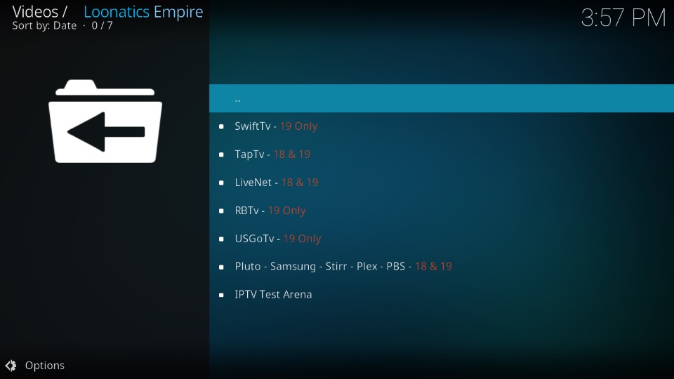 loonatics empire addon for kodi