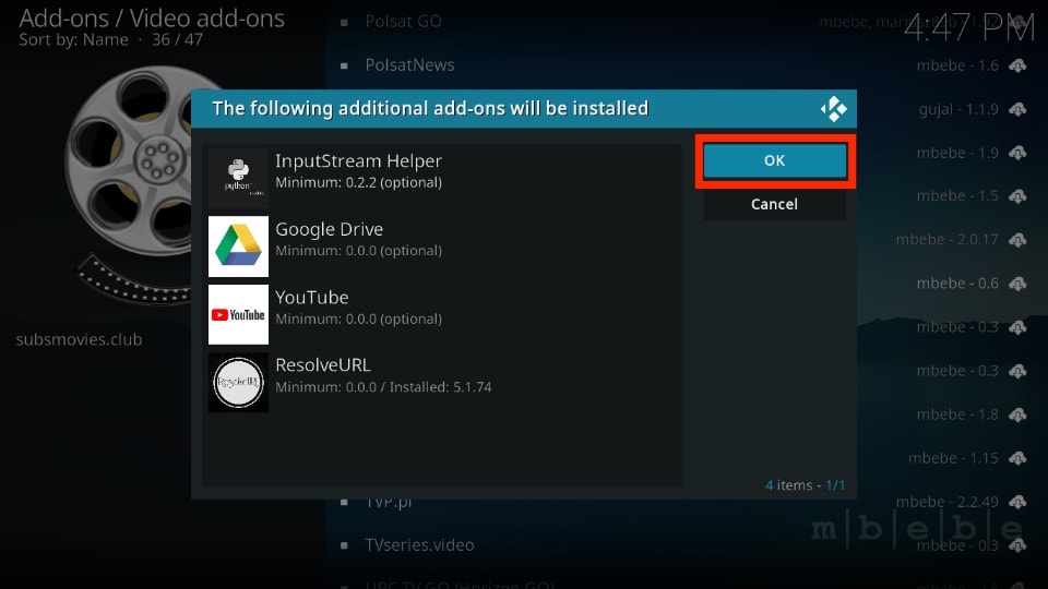 additional addons