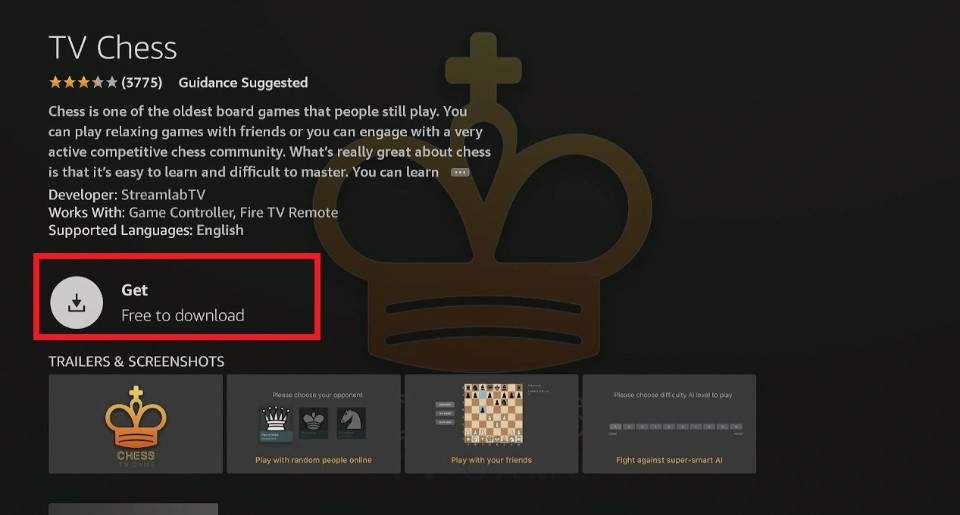 how to get tv chess on firestick