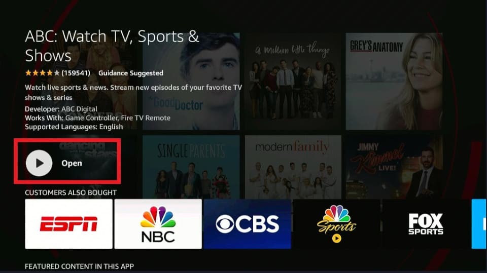 watch abc app fire tv stick