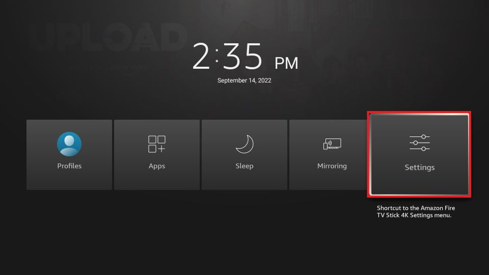 firestick settings