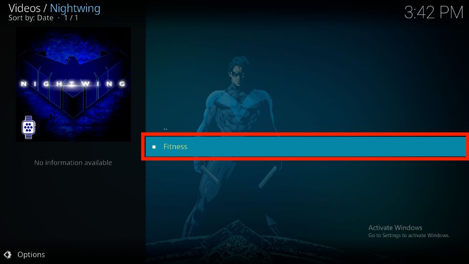 nightwing kodi addon