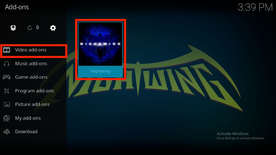 open nightwing