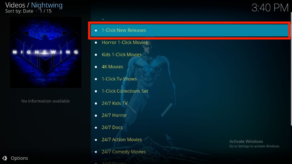 1-Click New Releases