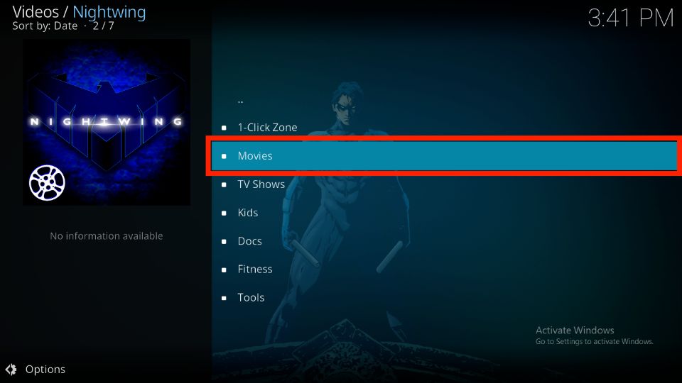 Nightwing Movies