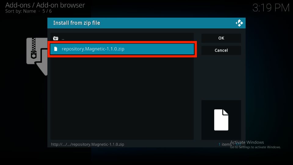 magnetic repository zip file