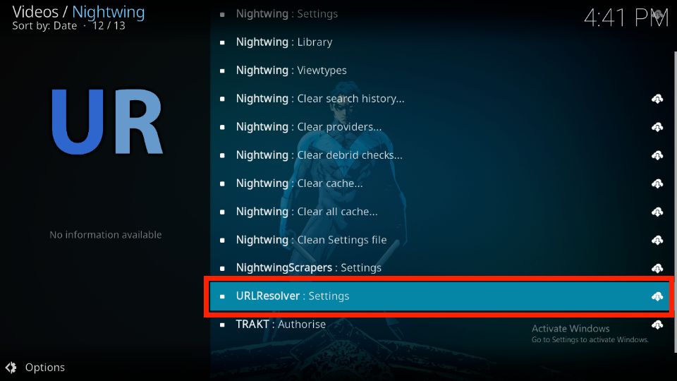 URLResolver : Settings