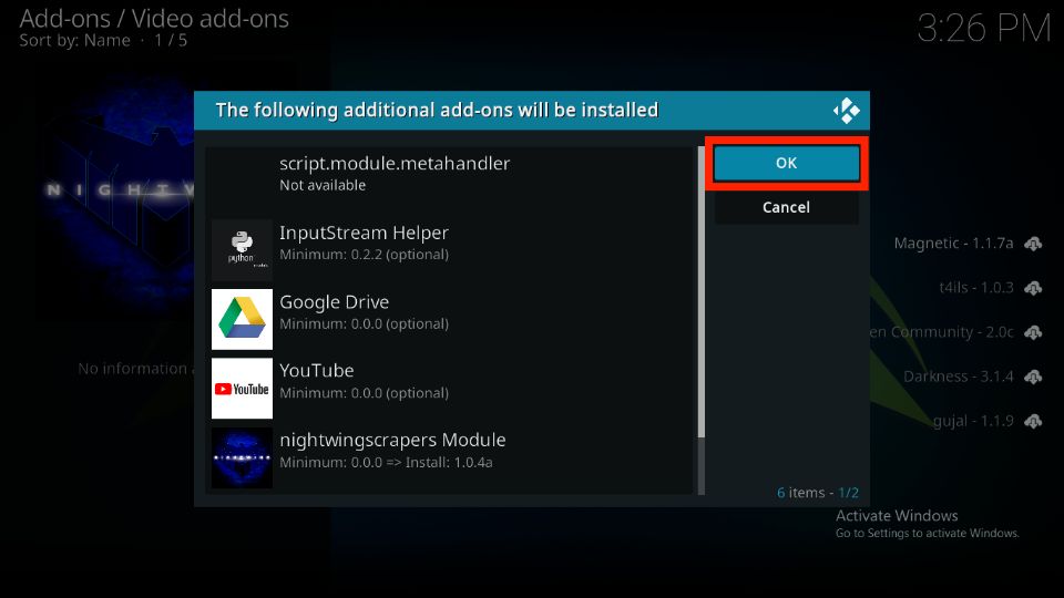 addiional addons