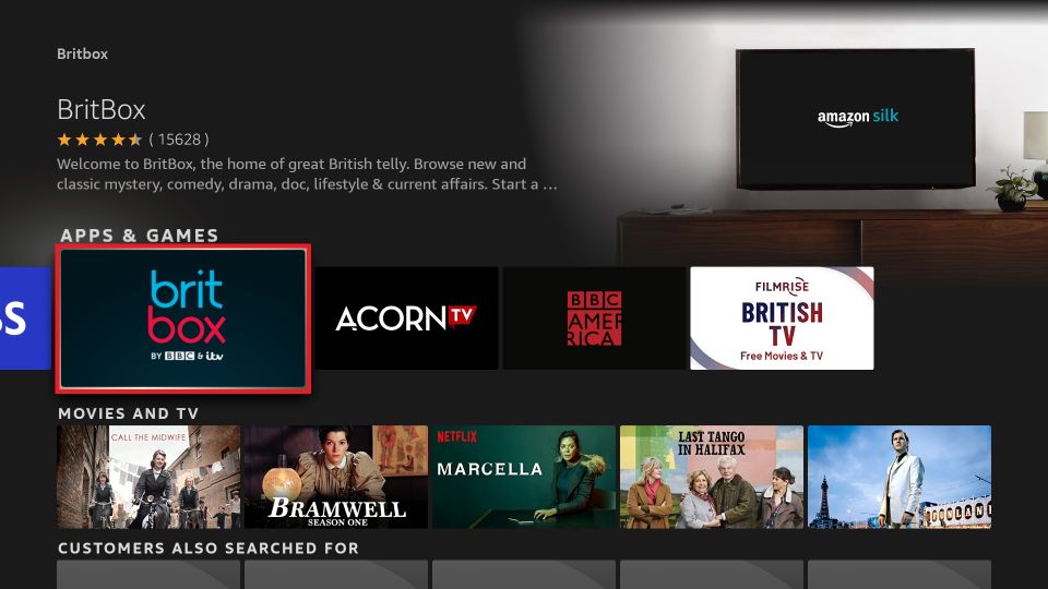 britbox fire tv