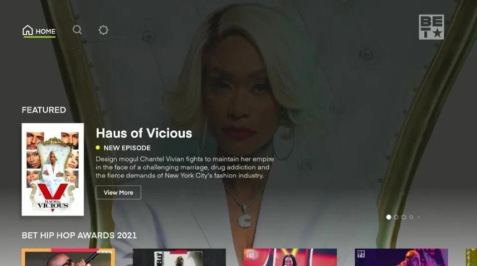 bet home page