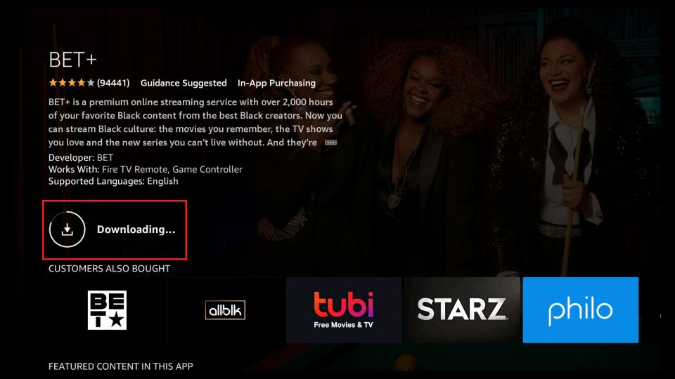 how to watch bet on firestick