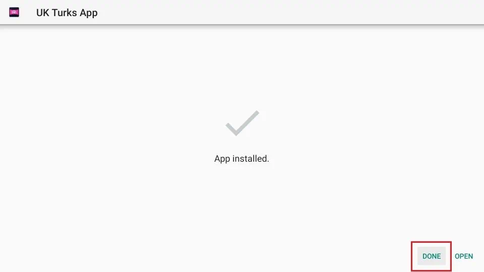click done