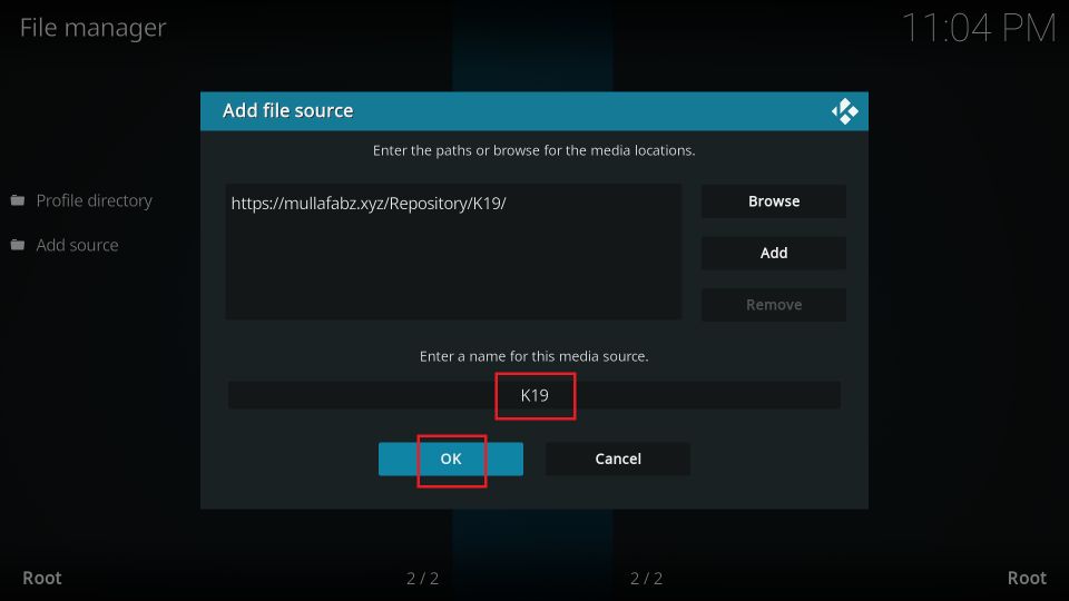 how to load rising tides addon on kodi
