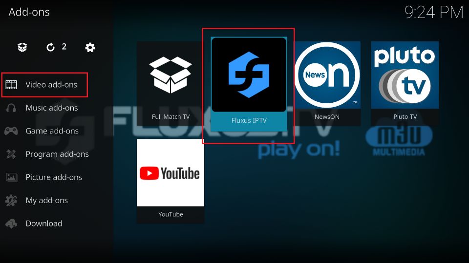 open fluxus iptv