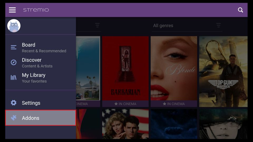 stremio addons