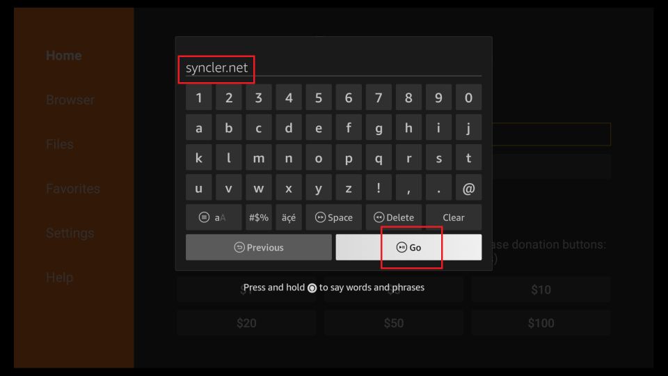 how to install syncler on firestick