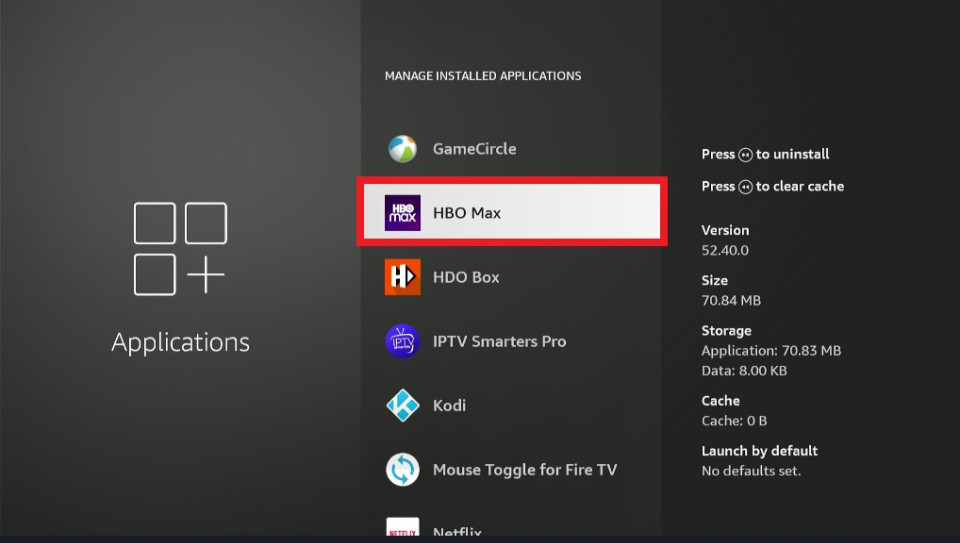 select HBO Max