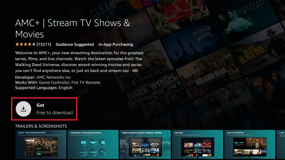 how to get amc plus on firestick