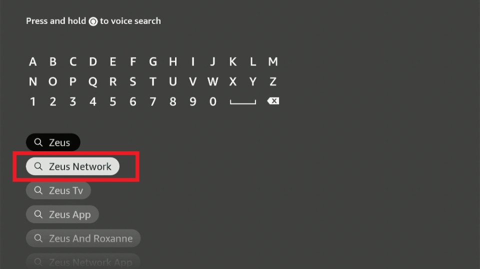 How to Install and Watch Zeus Network on FireStick in a Minute Fire