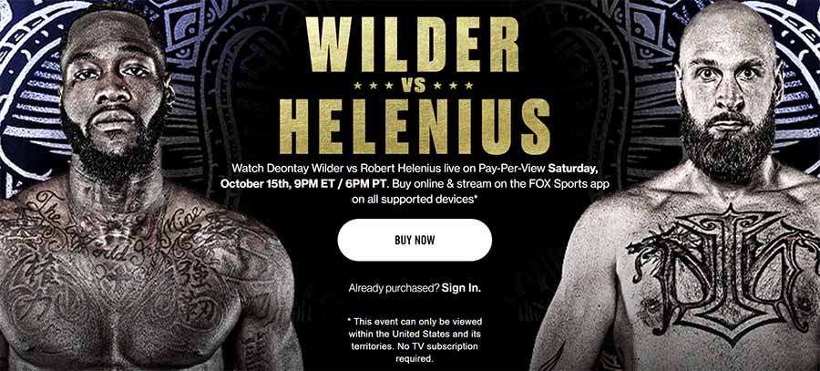stream wilder vs. helenius without cable