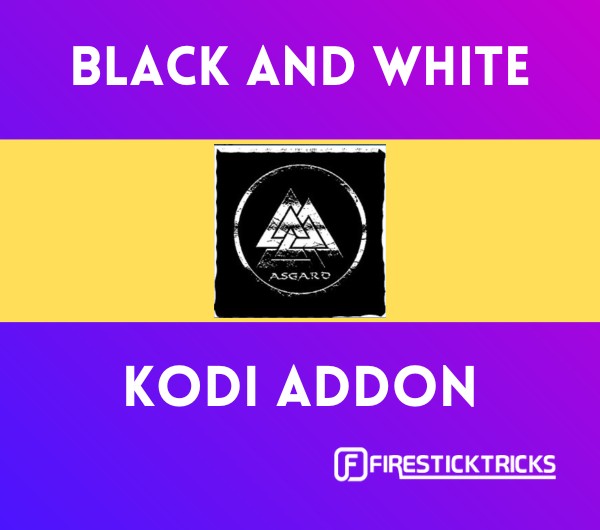 install black and white movies kodi addon