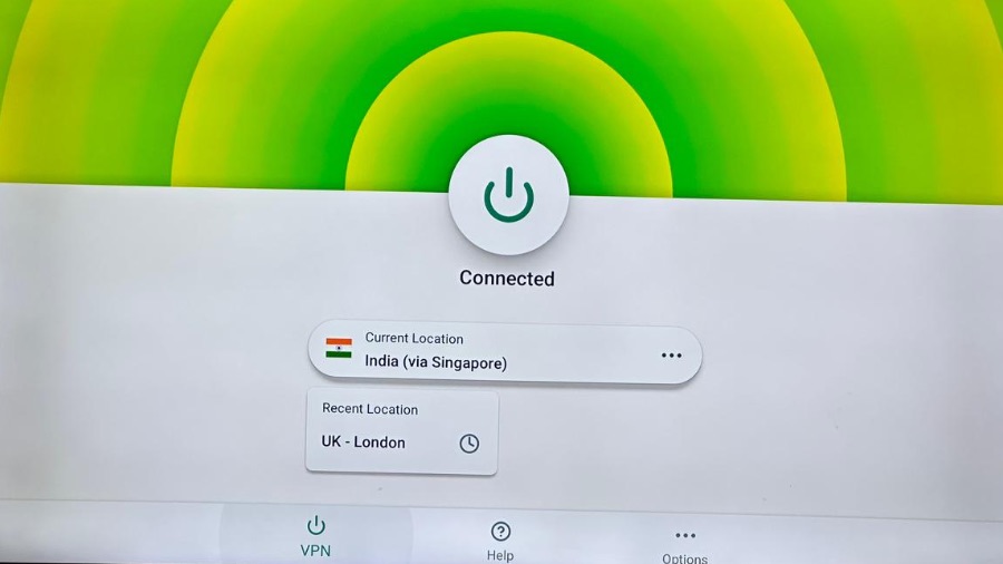 connect to India on ExpressVPN