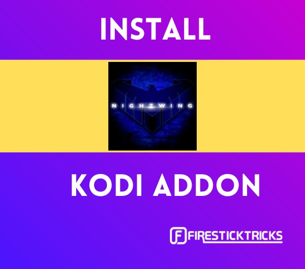 install nightwing kodi addon