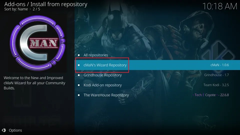 cMan's Wizard Repository